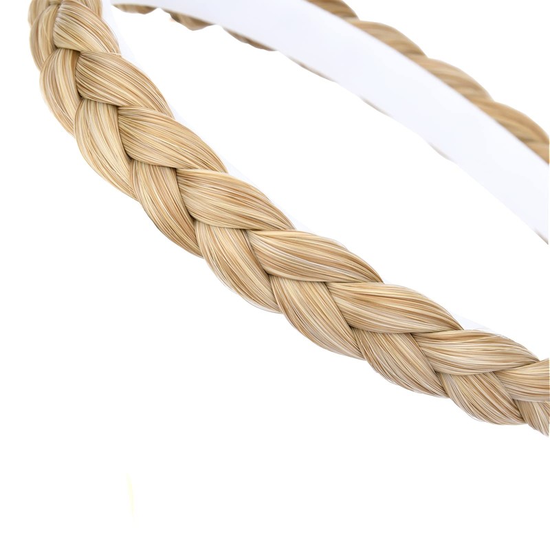 BOBIYA Headband Synthetic Hair Braided with Teeth Headband Accessories for