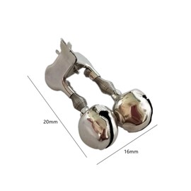 GZXYUAN Pack of 5 Fishing Bells Fishing Rod Alarm Bells Spiral Clamp Fish Bells Fishing Rod Indicator Fishing Bite Alarm for Sea Fishing Sea Fishing Night Fishing