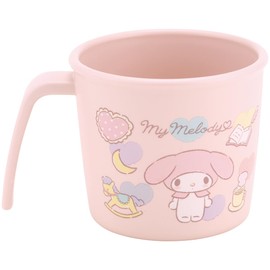 Skater XP21AG-A My Melody Sanrio Baby Dish, Cup, For Kids, 5 Months and Up, Antibacterial, Plastic, 8.1 fl oz (230 ml)