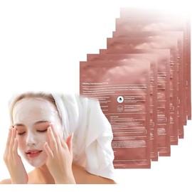 Collagen Mask, Bio, Collagen Mask, Moisturizing Hydrogel Mask, Moisturizing & Hydrating, Skin Tightening, Pore Shrinking, Pore Minimizing (Pack of 4)