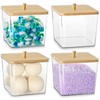 4 Pack Laundry Detergent Container, Clear Laundry Room Organization Containers,