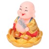 Nodding Smiling Buddha Maitreya Automatic Laughing Car Dashboard Solar Buddha