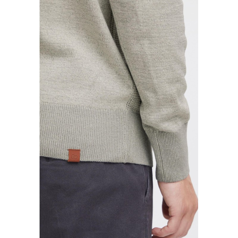 Blend Gandolf Men's Fine Knit Pullover with Crew Neck and