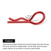 MECCANIXITY 20pcs 30-Degree Angle RC Body Clips Bent Springy R