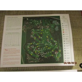 Masters 2019 AUGUSTA NATIONAL2019 WOMENS AMATUER PAIRING SHEET "SET OF TWO" COLOR