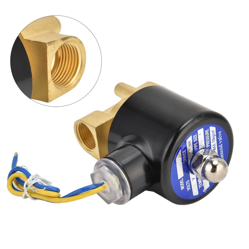 2W‑040‑10 G3/8 in Solenoid Valve Brass Diaphragm Normally Closed Electric