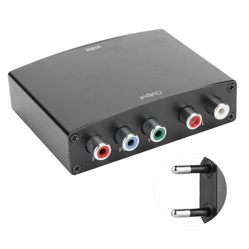 HD Video Converter HDMI to 5RCA RGB Color Difference Component