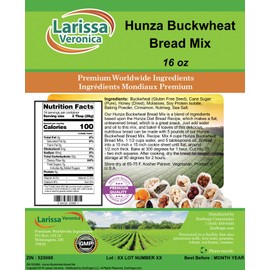 Hunza Buckwheat Bread Mix (16 oz, ZIN: 525088)