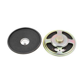 sourcing map 2 x 76 mm DMR 8 Ohm 3 W Ultra Thin Internal Mini Speakers Magnetic