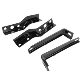 HECASA Rear Bumper Bracket Compatible with 1993-2011 Ford Ranger Styleside and Supercrew Model Rear Step Bumper Inner & Outer Brackets Set