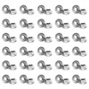 50pcs Hex Flange Nuts M4 M5 M6 M8 M10 Serrated