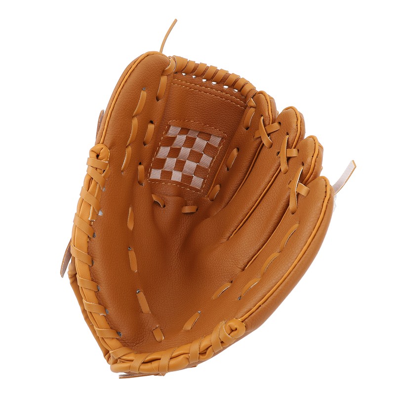 Baseball Glove Ergonomic PU Leather Baseball Mitts Softness Professional Baseball
