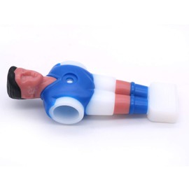 POFET 12pcs Table Soccer Football Man Guy Player - Foosball Accessories - Perfect for Players Tournament Replacement Parts Blue