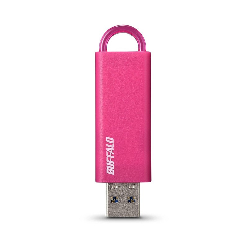 BUFFALO KNOCK SLIDE USB 3.1 (Gen1) USB Memory 16GB Pink