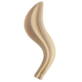 QingChang Tape in Hair Extensions Human Hair Single Donor Hair Healthy Natural Invisible Seamless Longlasting #P18/613 Highlight Bleach Blonde 16" 20pcs 50g