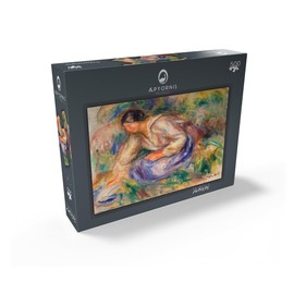 MyPuzzle Woman in Blue Skirt (Femme En Jupe Bleue) 1917 by Pierre-Auguste Renoir - Premium 500 Piece Jigsaw Puzzle for Adults