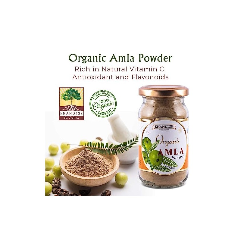 Nutranix Nutranix ads Amla Powder (Indian Gooseberry/Emblica Officinalis/Amla Churna)-100 Gm