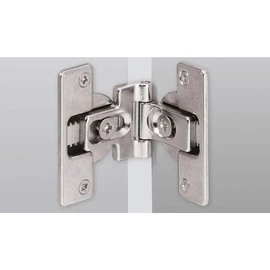 Hettich 46787 HFT Folding Door Hinges for Screwing 180° Die-Cast Zinc Nickel-Plated