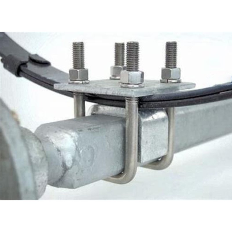 A.A Square U Bolts & Tie Plate Kit for 1-1/2"