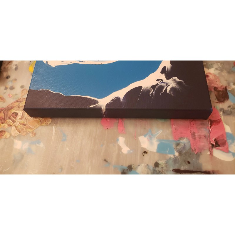 Henta Pour Paint Fluid Art Spill Cleanup 48 x 24"