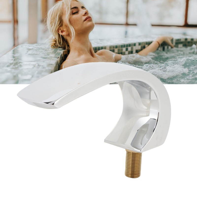 Waterfall Tub Spout, Stainless Steel G1/2 Male Thread Wall Mounted