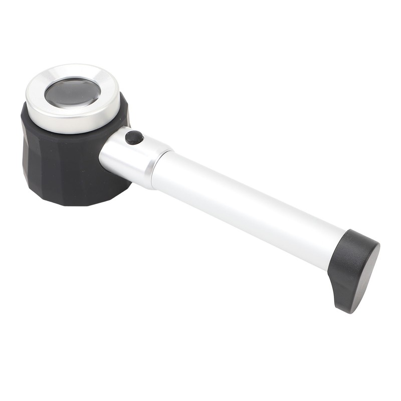Handheld 45X Magnifier Loupe Optical Glass Magnifying Glass LED Magnifier