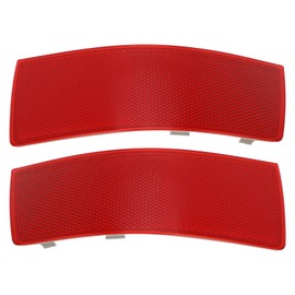 MUNEFE Car Rear Bumper Reflector, Rear Right Bumper Reflector Assembly, Bumper Reflector Strip Cover Left Right Side for Most Cars