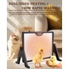 16 x 12 Inch Dual-Sided Chicken Brooder Heating Plate, Adjustable