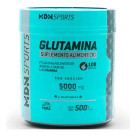 Glutamina Pura MDN Sports 500g | 100% L-Glutamina | Recuperación Muscular | Sin Sabor | Suplemento para Deportistas