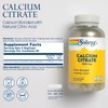 Solaray Calcium Citrate 1000mg, Chelated Calcium Supplement for Bone Strength,