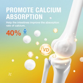 MSLOTAL Calcium Citarte Gummies, Calcium 1200mg with Vitamin D3, B6, B12, Magnesium Zinc Calcium Supplements for Women and Men, Support Bone & Muscle Health, 120 Chews