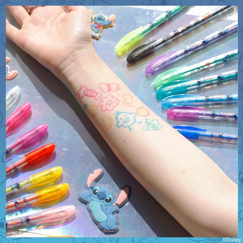 Stitch Set de Arte Corporal con Glitter 16 pzas para