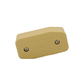 Leviton 5410-I Appliance Switch, Feed Thru Switch Rocker; Single Pole, Single Throw; 3A-125V AC, Ivory