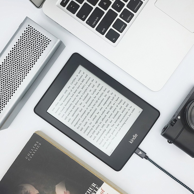 RAMPOW Cables Micro USB (6.6FT/2M, Black, 2)