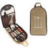 Jaugufiy Chef Knife Bag ，Camping Utensil Bag Portable Silverware Bag