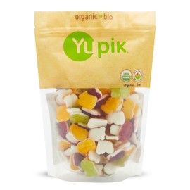 Yupik Organic Fruity Jungle Mix, 16 oz, Gummy Candy, GMO-Free, Gluten-Free, Multi, Pack of 1