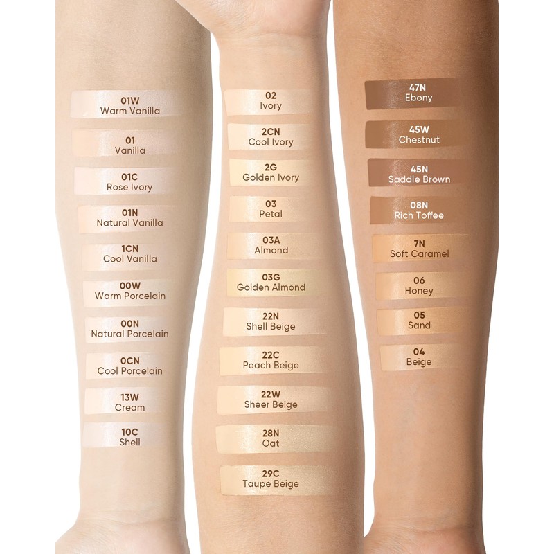 SKINTIFIC Full Coverage Cushion Foundation #00N Natural Porcelain| Satin Glow