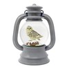 The San Francisco Music Box Company Grey Lantern Snowy Owl