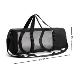 GYWHOOFT Dive Bag, Scuba Diving Equipment,Scuba Mesh Bag, Scuba Dive Duffel Bag, Extra Large Snorkel Gear Bags,Mesh Cylinder Bag Zipper, Perfect for Travel, Storage Swim Gym Gears & Balls