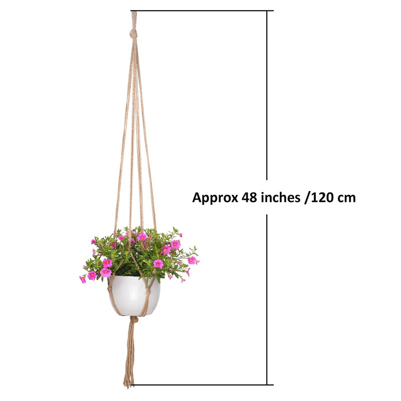 EBOOT 2 Pack 48 Inch Large Macrame Plant Hanger Rope