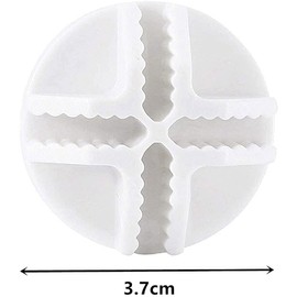 20pcs Wire Grid Cube Connectors Corner Slots Wardrobe Wire Plastic Connector Organizer Connectors for Cube Connectors Storage Shelves (White)