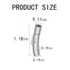 Bayonet Jewelry Clasps, Stainless Leather Cord End Clasp