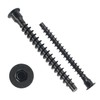 M7 x 50mm Confirmat Screws Black 20 PCs, Hex Socket