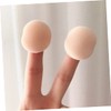 Angoily 5pcs Mini Flocking Powder Makeup Sponges for Women Soft