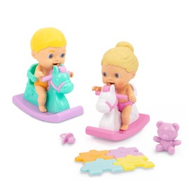 Cicciobello Aocicci CC010 Baby with Rocking Horse with Accessories, Various Models for Girls or Boys, Toys for Children from 3 Years