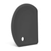 Silicone Dough Scraper with Stainless Steel Sheet, Curved Edge Flexible