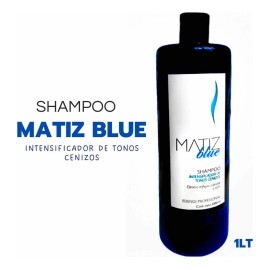 Shampoo Matiz Blue Edengi 1lt Intensificador Tonos Cenizos