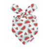 LunaMarie - Luxury Dog Bandanas - Cute Watermelon Design |