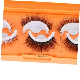 Ipetboom 3 Pairs Artificial Eyelashes Fake Lashes Eyelashes Clusters Fake Eyelash False Lashes Eyelash Extension Kit Lash Clusters Eye Lashes Natural Lashes False Eyelashes Plastic Black