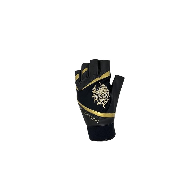 SUNLINE SUG-200 Specialist Gloves, 5 Finger Cut, Black x Gold,
